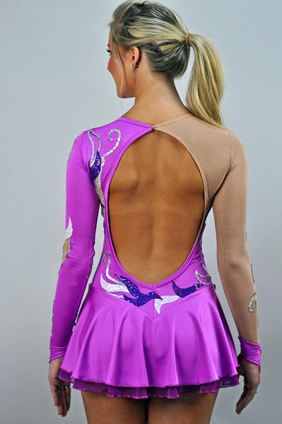 Twirling Costume #627 Back View