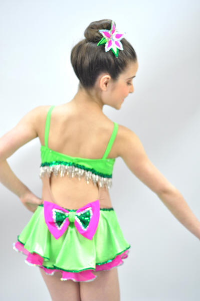 Twirling Costume #635 Back View