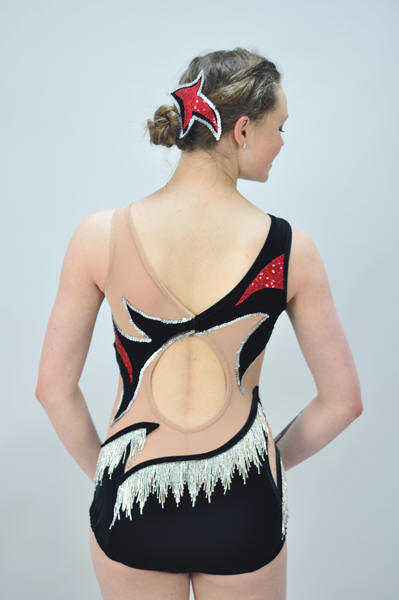 Twirling Costume #638 Back View