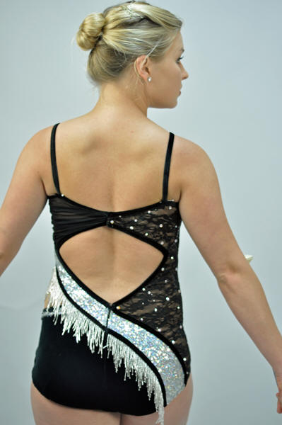 Twirling Costume #657 Back View