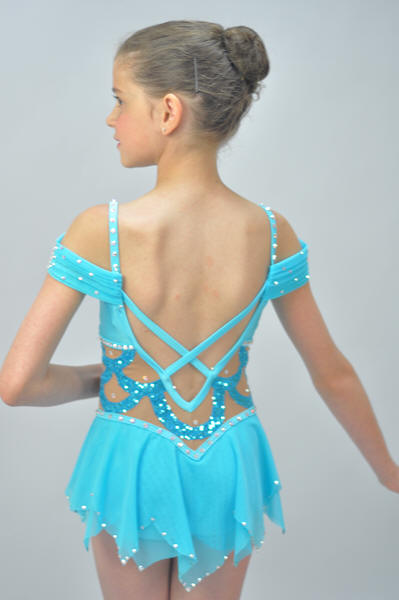 Twirling Costume #661B Back View