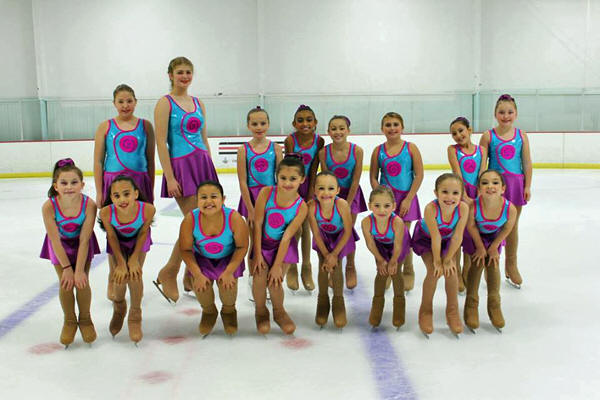 synchronized team skating uniforms